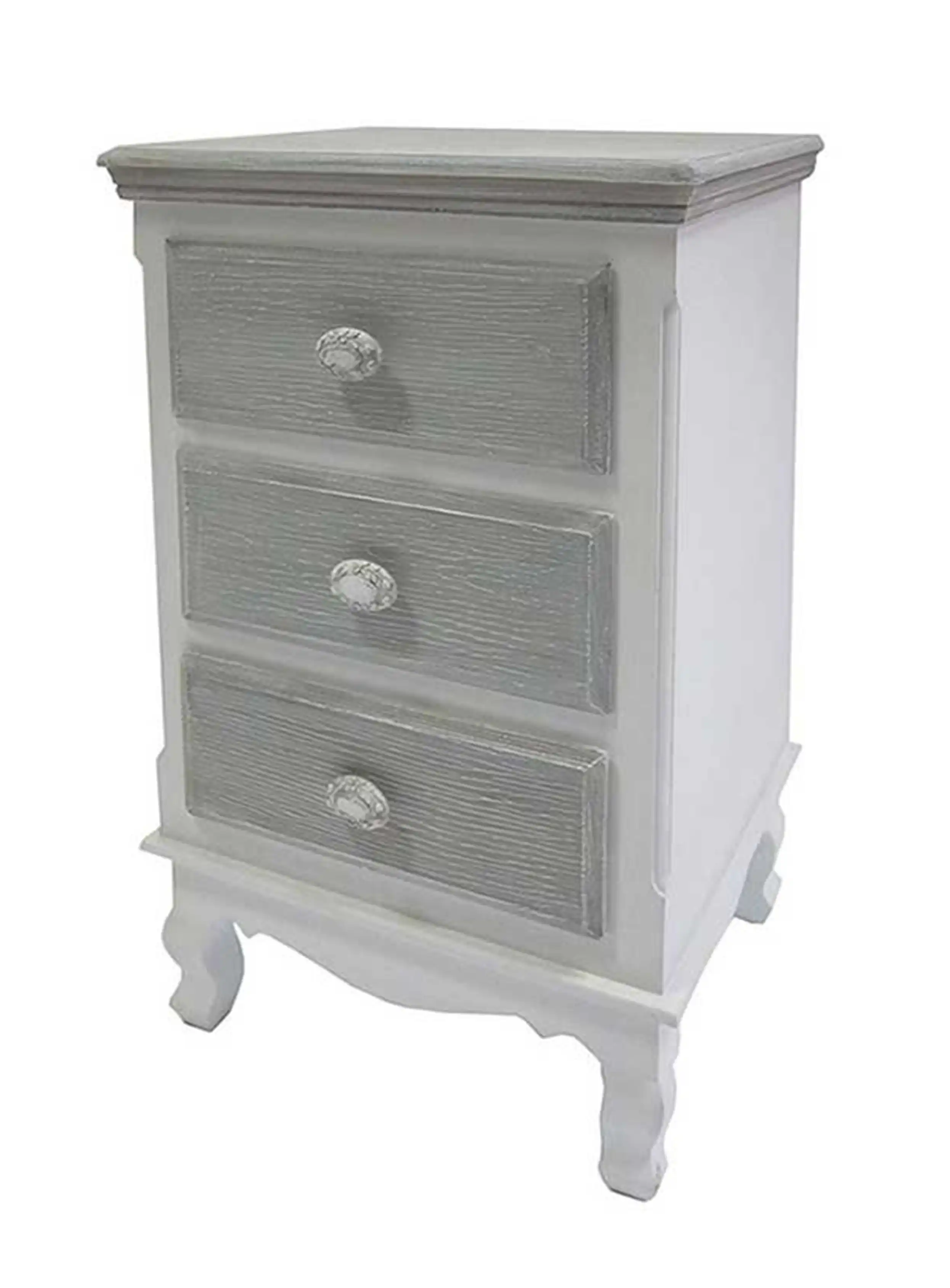 Bedside with 3 drawers - popular handicrafts